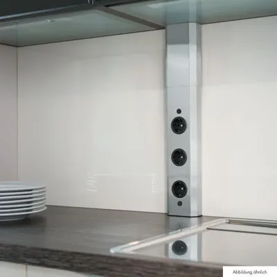 Obrázok produktu pre Thebo Mira nástěnný, povrchový zásuvkový prvek, Mira wall 2, s vypínačem