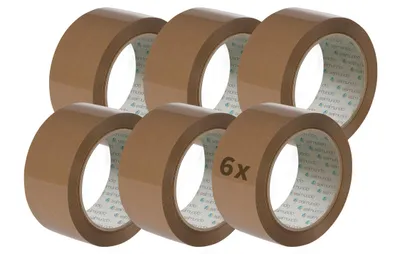 Produktbild von selmundo 319, PP-Packband, 50mm x 66m, braun 6