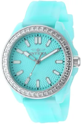 Imagen del producto de Reloj de mujer Invicta Celestial 50203 - Movimiento de cuarzo - Correa y caja de plástico con esfera azul - 37 mm
