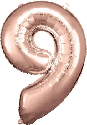 Produktbild von Amscan 9906284, Spielzeugballon, Folie, Gold, Anzahl, 86 cm, 5 Stück(e)