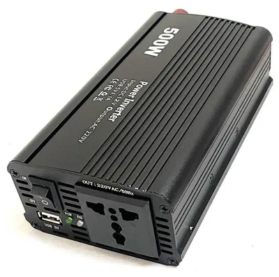 Image de Convertisseur de tension EUROCASE AC/DC 12V/230V/ 500W/ USB