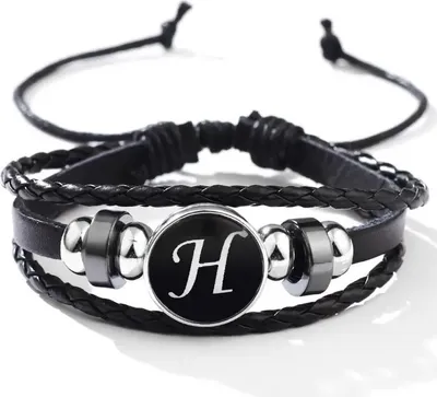 Produktbild von Elegantes Armband Alphabet - H für jeden Anlass KP30400