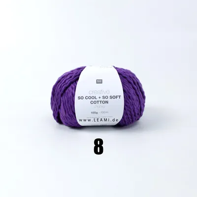 Produktbild von Rico Creative So Cool + So Soft Baumwolle Chunky Lila