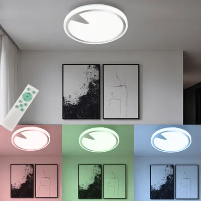Produktbild von Fischer & Honsel T-Eric LED Smarte Deckenlampe 18,3W Tunable white steuerbar dimmbar weiß + Fernbedienung 20750