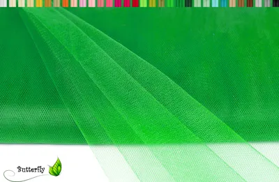 Produktbild von TÜLL Stoff 10m x 150cm, Farbauswahl:grün 580