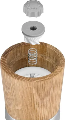 Zdjęcie produktu dla WMF Ceramill Nature, Przezroczysty, Szkło, Stal nierdzewna, Drewno, Ceramika, 60 mm, 138 mm, 63 mm