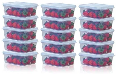 Immagine prodotto di Contenitori ermetici da 1 litro, contenitori per alimenti, coperchio, lavabili in lavastoviglie, riutilizzabili