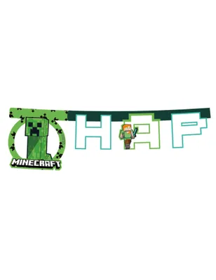 Produktbild von Procos Minecraft Party Girlande