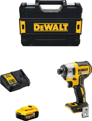 Immagine prodotto di Avvitatore a impulsi DeWALT DCF887P1 (1 x 5,0 Ah + DCB115 + TSTAK II)