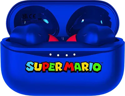Produktbild von OTL Technologies Super Mario , Kabellos, Anrufe/Musik, 20 - 20000 Hz, 145 g, Kopfhörer, Blau