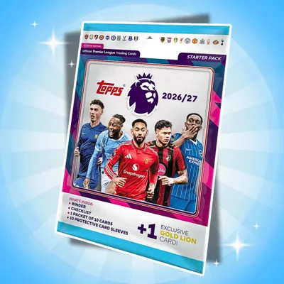 Produktbild von Topps Flagship Premier League Trading Cards 2026/2027 Starter Pack – Sammelmappe + Booster
