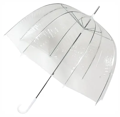 Productafbeelding van Impliva POE Koepelparaplu - 111 cm - Transparant