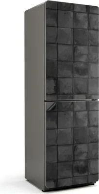 Produktbild von Steinfliesenstruktur – Magnetische Kühlschrank Abdeckung – Dekorfolie magnetisch Küche – Kühlschrank Magnet Deko – selbstklebende Magnettafel – Magnetfolie für Kühlschranktür – 60x190 cm