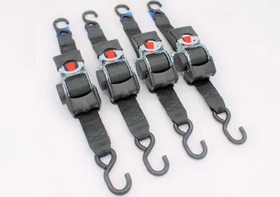 Zdjęcie produktu dla 4 sztuki Automatyczny pas mocujący z hakiem S 3,0 m x 50 mm