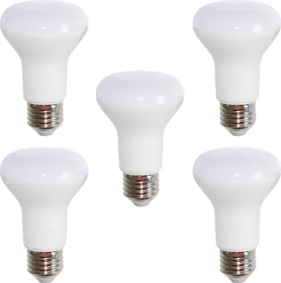 Produktbild von 5 x LED Leuchtmittel Reflektor R63 8W = 50W E27 matt warmweiß 2700K flood 120°