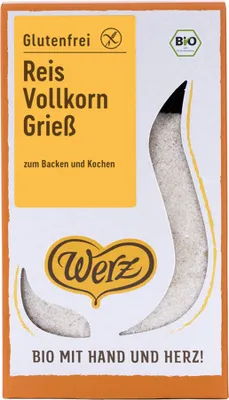 Produktbild von Werz Reis Vollkorn Grieß glutenfrei -- 250g