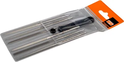 Produktbild von Bahco Nadelfeilensatz, Schlichthieb, ohne Heft 140 mm - 6-tlg., Hieb 2