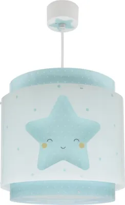 Produktbild von Kinderzimmer Deckenlampe Stern Baby Dreams mit transparentem Doppelschirm und Lichtdiffusor