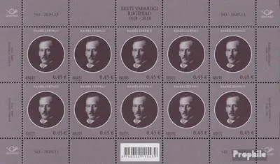 Produktbild von Briefmarken Estland 2013 Mi 766Klb Kleinbogen (kompl.Ausg.) postfrisch Eenpalu