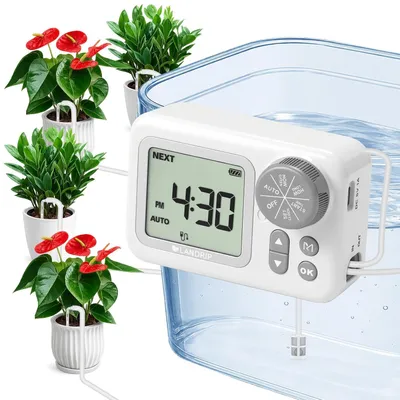 Produktbild von Automatisches Bewässerungssystem, für Zimmerpflanzen, 15 Topfpflanzen, Tröpfchenbewässerung