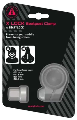 Produktbild von Seatylock X-lock Sattelklemme Durchsichtig  Durchsichtig One Size