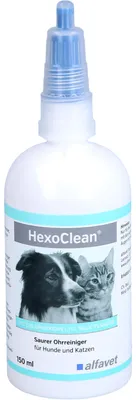 Zdjęcie produktu dla Hexoclean kwasowy środek do czyszczenia uszu dla psów i kotów 150 ml