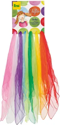 Produktbild von Erzi Chiffontücher Ulkis, 10er Set