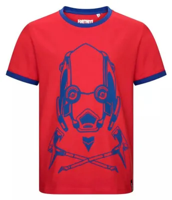 Produktbild von Gamer Fortnite Sky Stalker Jungen Kurzarm T-Shirt Shirt 100% Baumwolle - 164, Rot