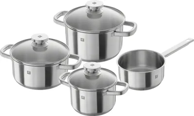 Zdjęcie produktu dla ZWILLING Joy, Stal nierdzewna, Aluminium, Stal nierdzewna, Stal nierdzewna, Stal nierdzewna, Szkło, Ceramika, Gaz, Halogen, Indukcja, Płyta jednolita