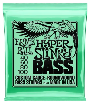 Produktbild von Ernie Ball Hyper Slinky Nickelwound E-Basssaiten Saitenstärke 40-100