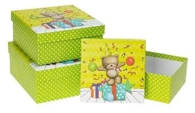 Obrázok produktu pre Rozette Sada darčekových krabičiek, 3 ks, narodeninové