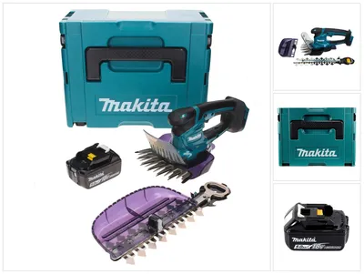 Immagine prodotto di Makita DUM 604 T1XJ Cesoie per erba a batteria 18 V con lama per erba e arbusti + 1x batteria 5,0 Ah + Makpac - senza caricabatteria