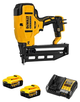 Zdjęcie produktu dla Gwoździarka DeWALT DCN662P2-SK (2 x 5,0 Ah + DCB1104)