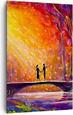 Produktbild von Bild auf Leinwand - Leinwandbild - Einteilig - Wald Baum Natur - 80x120cm - Wand Bild - Wanddeko - Wandbilder - Leinwanddruck - Kunstdruck - Wanddekoration - Leinwand bilder - Wandbild - PA80x120-3965