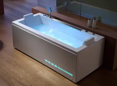 Productafbeelding van Whirlpool Bubbelbad Hydromassagebad Badkuip Whirlpool 190x90 cm