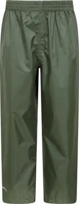 Image de Mountain Warehouse - Sur-pantalon "Pakka II" pour enfants MW1827 (98) (Kaki)