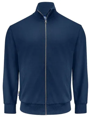 Image de Projob - Sweat-shirt pour hommes, fermeture éclair sur toute la longueur, en coton, modèle ET990 (Taille L), couleur marine