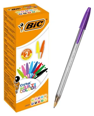 Produktbild von Bic Cristal Multi Colour Kugelschreiber Satz von 20 Farben