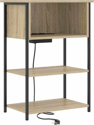 Immagine prodotto di vidaXL Comodino rovere Sonoma 55 x 31 x 76 cm Materiale a base di legno