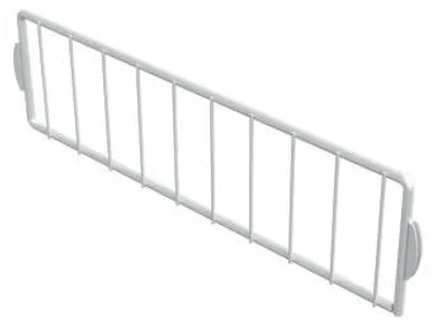 Produktbild von INTEGRI Weiss Regalteiler 320mm Garderobensystem Fachteiler Drahtregal Ordnung