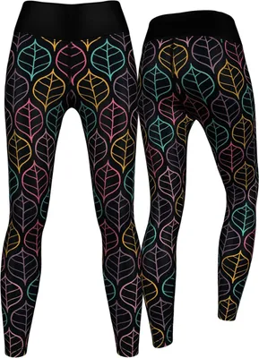 Produktbild von Art Leaves Leggings sehr dehnbar Sport Yoga Gymnastik Training Tanzen Freizeit, Größe:M