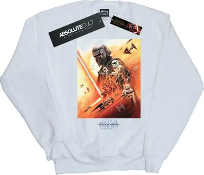 Produktbild von Star Wars: The Rise of Skywalker - "First Order" Sweatshirt für Herren BI49413 (M) (Weiß)