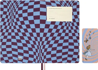 Produktbild von Moleskine "Alice im Wunderland" Tageskalender für 12 Monate, 2027, Format L/A5, 1 Tag = 1 Seite, Hardcover