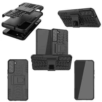 Image de Étui de protection hybride noir pour téléphone portable Samsung Galaxy S22 Plus 5G