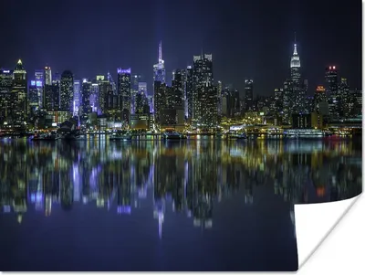 Produktbild von MuchoWow® Poster New York - Skyline - Amerika 160x120 cm - Foto Plakat