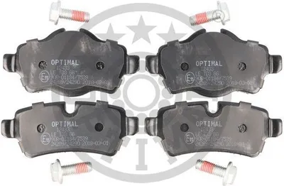 Produktbild von OPTIMAL Bremsbeläge Satz Hinten Bremsklötze für MINI Schrägheck (R56) BP-12433
