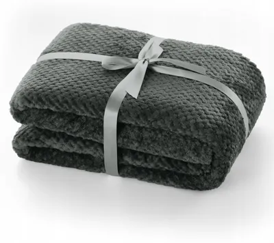 Produktbild von DecoKing Decke Überwurf Plaid 150x200 cm Stepp Grau
