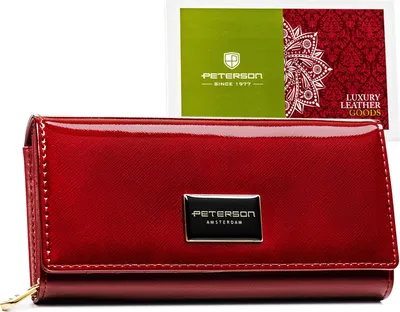 Produktbild von Damen Ledergeldbörse PTN PH20-1-SAF-1918 ROT