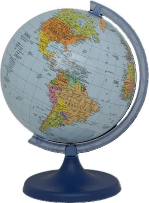 Immagine prodotto di Mappamondo politico in cartone 16cm w.ukrainian