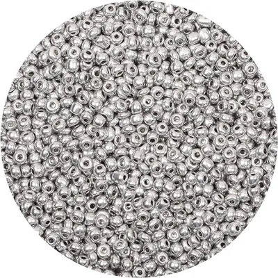 Produktbild von Glasperlen 2 mm, rund, 100 Stück, bunt, für Schmuckherstellung